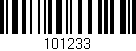 Código de barras (EAN, GTIN, SKU, ISBN): '101233'