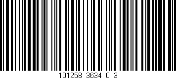 Código de barras (EAN, GTIN, SKU, ISBN): '101258_3634_0_3'