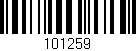 Código de barras (EAN, GTIN, SKU, ISBN): '101259'