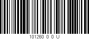 Código de barras (EAN, GTIN, SKU, ISBN): '101260_0_0_U'