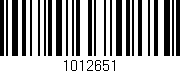 Código de barras (EAN, GTIN, SKU, ISBN): '1012651'