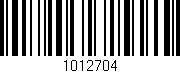 Código de barras (EAN, GTIN, SKU, ISBN): '1012704'