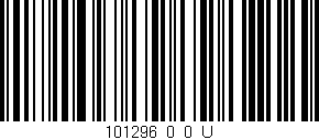 Código de barras (EAN, GTIN, SKU, ISBN): '101296_0_0_U'