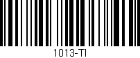 Código de barras (EAN, GTIN, SKU, ISBN): '1013-TI'