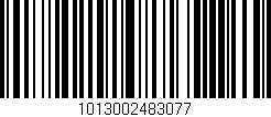 Código de barras (EAN, GTIN, SKU, ISBN): '1013002483077'
