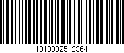 Código de barras (EAN, GTIN, SKU, ISBN): '1013002512364'