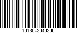 Código de barras (EAN, GTIN, SKU, ISBN): '1013043940300'