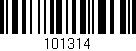Código de barras (EAN, GTIN, SKU, ISBN): '101314'