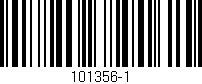 Código de barras (EAN, GTIN, SKU, ISBN): '101356-1'