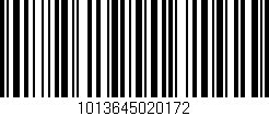 Código de barras (EAN, GTIN, SKU, ISBN): '1013645020172'