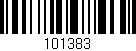 Código de barras (EAN, GTIN, SKU, ISBN): '101383'