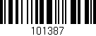 Código de barras (EAN, GTIN, SKU, ISBN): '101387'