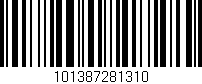 Código de barras (EAN, GTIN, SKU, ISBN): '101387281310'