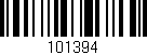 Código de barras (EAN, GTIN, SKU, ISBN): '101394'