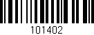 Código de barras (EAN, GTIN, SKU, ISBN): '101402'