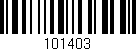 Código de barras (EAN, GTIN, SKU, ISBN): '101403'