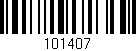 Código de barras (EAN, GTIN, SKU, ISBN): '101407'