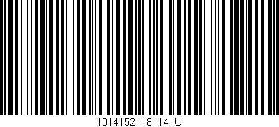 Código de barras (EAN, GTIN, SKU, ISBN): '1014152_18_14_U'
