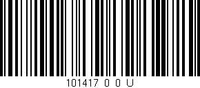 Código de barras (EAN, GTIN, SKU, ISBN): '101417_0_0_U'