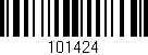 Código de barras (EAN, GTIN, SKU, ISBN): '101424'