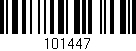 Código de barras (EAN, GTIN, SKU, ISBN): '101447'