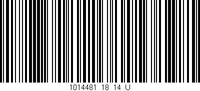 Código de barras (EAN, GTIN, SKU, ISBN): '1014481_18_14_U'