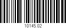 Código de barras (EAN, GTIN, SKU, ISBN): '10145.02'