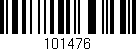 Código de barras (EAN, GTIN, SKU, ISBN): '101476'