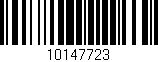 Código de barras (EAN, GTIN, SKU, ISBN): '10147723'