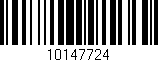 Código de barras (EAN, GTIN, SKU, ISBN): '10147724'