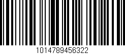 Código de barras (EAN, GTIN, SKU, ISBN): '1014789456322'