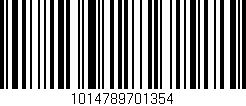 Código de barras (EAN, GTIN, SKU, ISBN): '1014789701354'