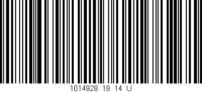 Código de barras (EAN, GTIN, SKU, ISBN): '1014928_18_14_U'