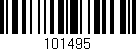 Código de barras (EAN, GTIN, SKU, ISBN): '101495'
