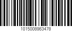 Código de barras (EAN, GTIN, SKU, ISBN): '1015008963478'
