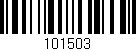 Código de barras (EAN, GTIN, SKU, ISBN): '101503'