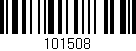Código de barras (EAN, GTIN, SKU, ISBN): '101508'