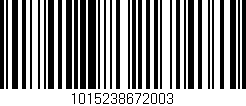 Código de barras (EAN, GTIN, SKU, ISBN): '1015238672003'
