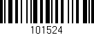 Código de barras (EAN, GTIN, SKU, ISBN): '101524'