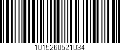 Código de barras (EAN, GTIN, SKU, ISBN): '1015260521034'