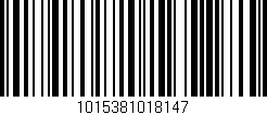 Código de barras (EAN, GTIN, SKU, ISBN): '1015381018147'