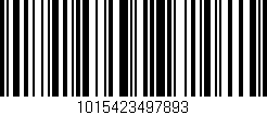 Código de barras (EAN, GTIN, SKU, ISBN): '1015423497893'