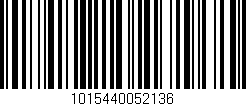Código de barras (EAN, GTIN, SKU, ISBN): '1015440052136'