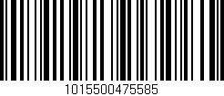 Código de barras (EAN, GTIN, SKU, ISBN): '1015500475585'