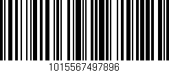 Código de barras (EAN, GTIN, SKU, ISBN): '1015567497896'