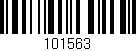 Código de barras (EAN, GTIN, SKU, ISBN): '101563'
