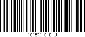 Código de barras (EAN, GTIN, SKU, ISBN): '101571_0_0_U'
