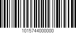 Código de barras (EAN, GTIN, SKU, ISBN): '1015744000000'