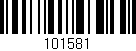 Código de barras (EAN, GTIN, SKU, ISBN): '101581'