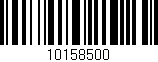 Código de barras (EAN, GTIN, SKU, ISBN): '10158500'